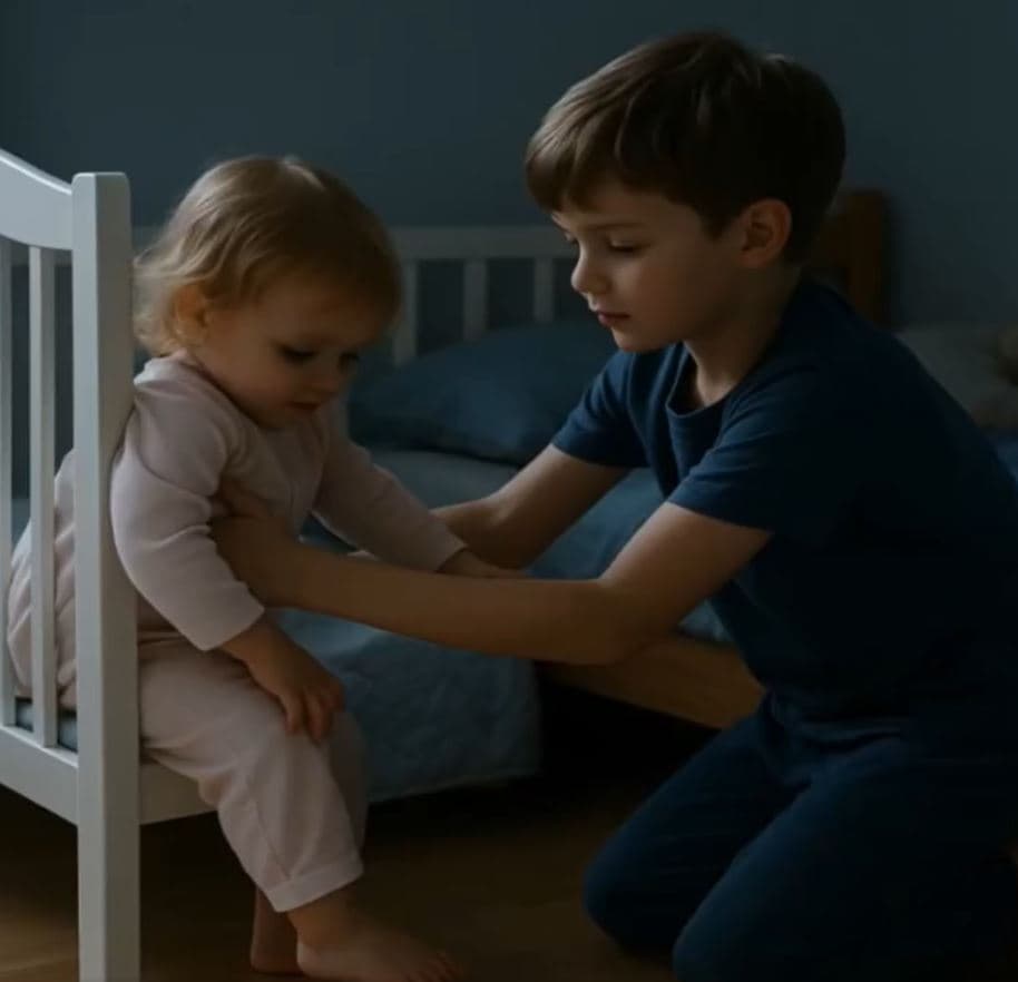Young parents noticed that their eldest son entered his younger brother’s room every morning at exactly six o’clock: they were shocked when they discovered the reason