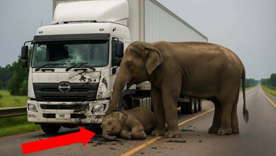Driver Hits Baby Elephant — What the Mother Did Next Shocked the World