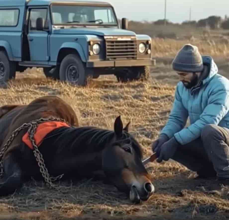 A Wild Stallion Freed: The Tearful Gratitude That Shook a Veterinarian’s Soul
