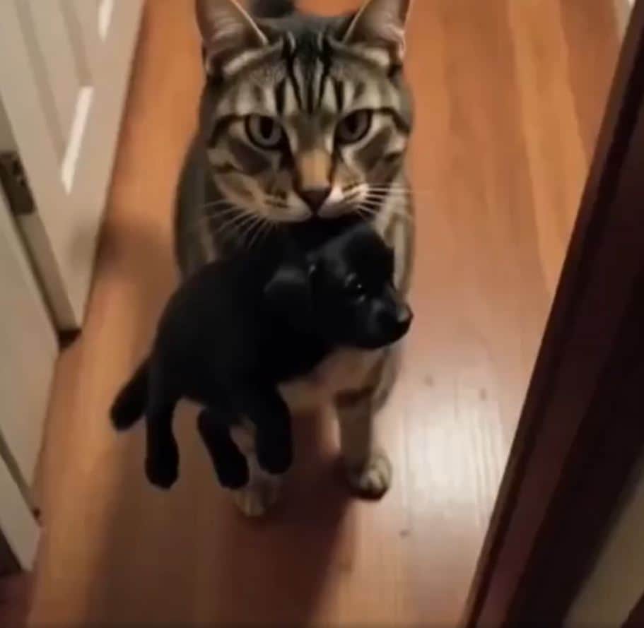 When Compassion Crosses Species: How a Cat’s Unexpected Rescue of Puppies Taught Us About Love, Family, and Community
