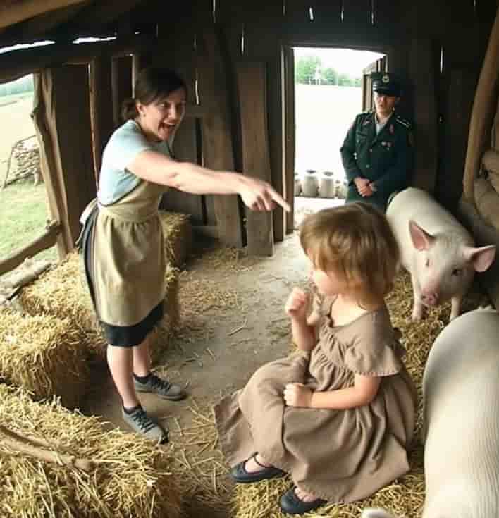 The Father Returned From the Army and Found His Daughter Sleeping in a Pigpen.