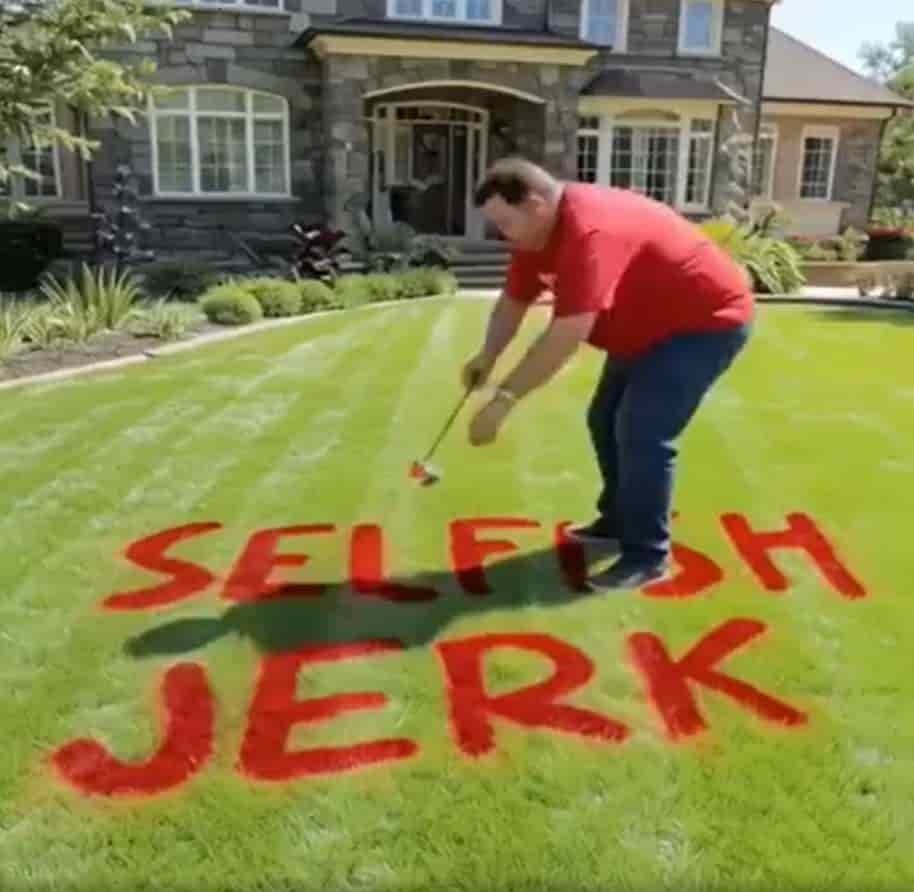 My Neighbor Left an Unkind Message on My Lawn, So I Responded in a Way He Won’t Forget