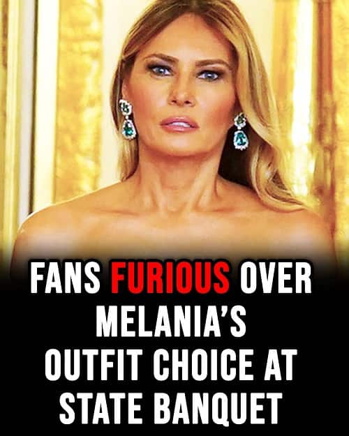 SB. Melania Trump fans furious over outfit choice at state banquet