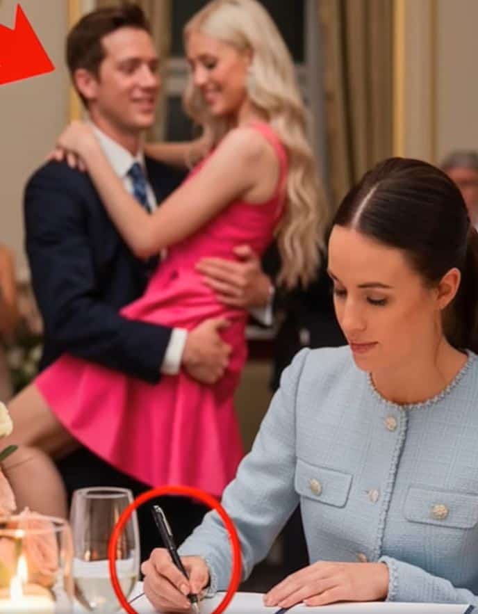 Ex-husband shows off his new wife, A few minutes later, the ex-wife signed a paper that made her ex-husband regret