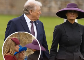 Melania Trump’s Elegant Ensemble at Windsor Castle Meeting with Kate Middleton and Prince William Sparks Buzz