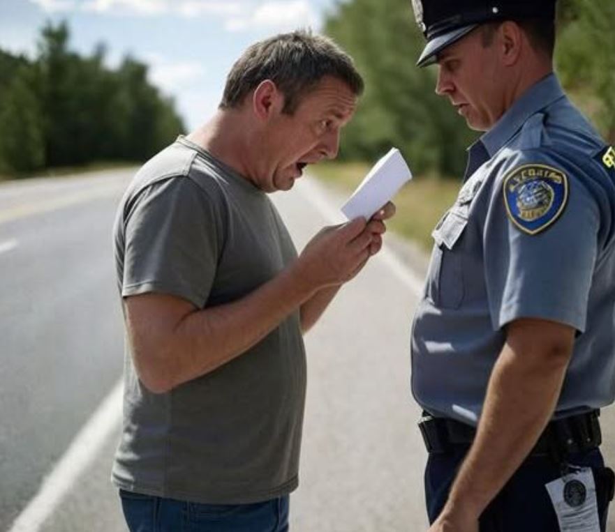 My wife was pulled over for speeding, the officer ran her license, and he pulled me aside, Sir, I need you to listen to me carefully!