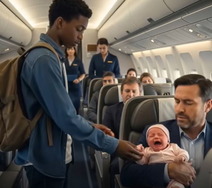 The Billionaire’s Baby Screamed Nonstop on the Plane… Until an Unknown Teen Dared the Unthinkable