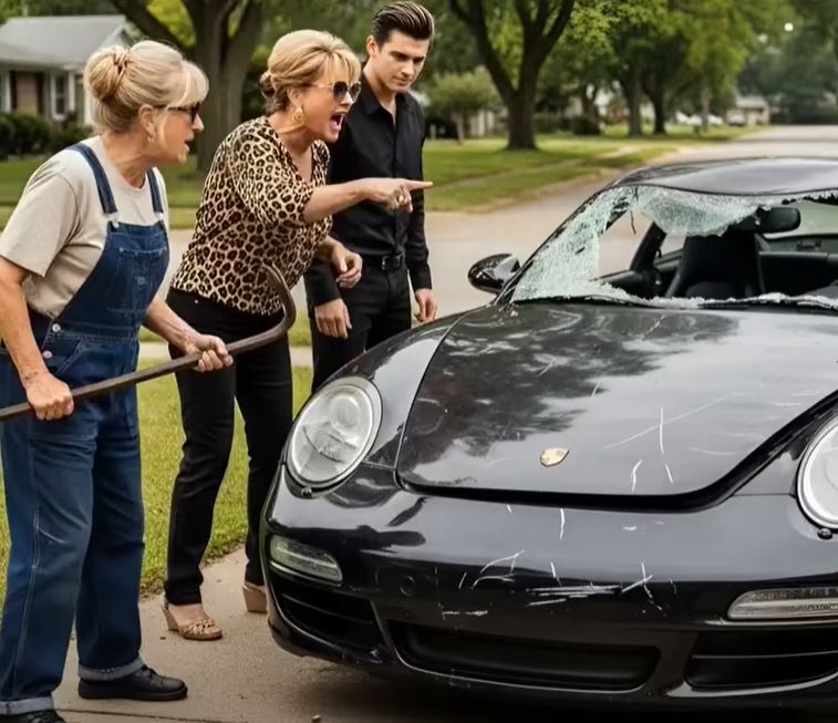 An arrogant son, a blocking porsche, and an unexpected reaction that taught him a lesson