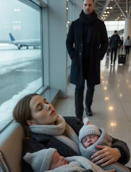 At the airport, a millionaire saw a former maid with twins. The truth changed everything…
