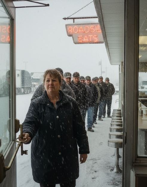 She Unlocked Her Diner for 12 Stranded Truckers in a Blizzard! But What Unfolded 48 Hours Later Left the Whole Town Buzzing With Envy