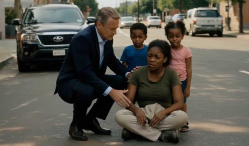 A Struggling Mother Fell on a Dallas Street with Her Twins—Then a Billionaire Intervened, Changing Their Lives Forever
