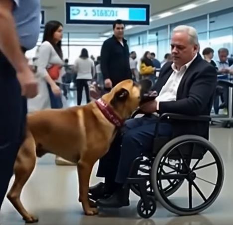 Customs Dog Froze in Front of a Man in Wheelchair—What was Found in the Footrest Made Them Gasp