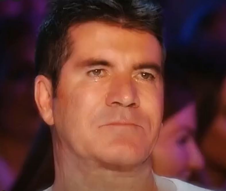 SB. Simon Cowell explains the tears after crying during…