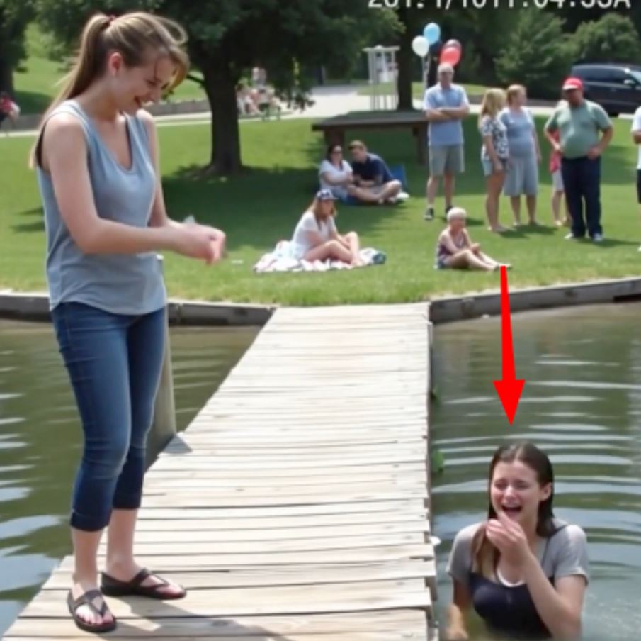 At our annual family reunion, my older sister, Maria, shoved me into the lake. She