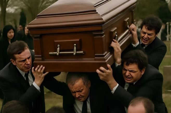 At the young woman’s funeral, four strong men tried to lift her coffin but couldn’t move it. Shocked, her grieving mother demanded the coffin be opened, fearing a hidden truth inside that no one could explain.