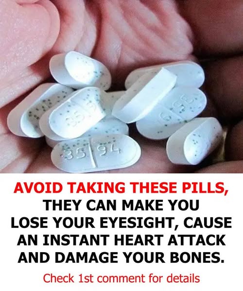 ALERT! THESE PILLS CAN CAUSE THROMBI, CLOTS AND A HEART ATTACK