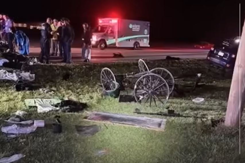 Jeep plows into Amish buggy near Berne — father airlifted, multiple children...