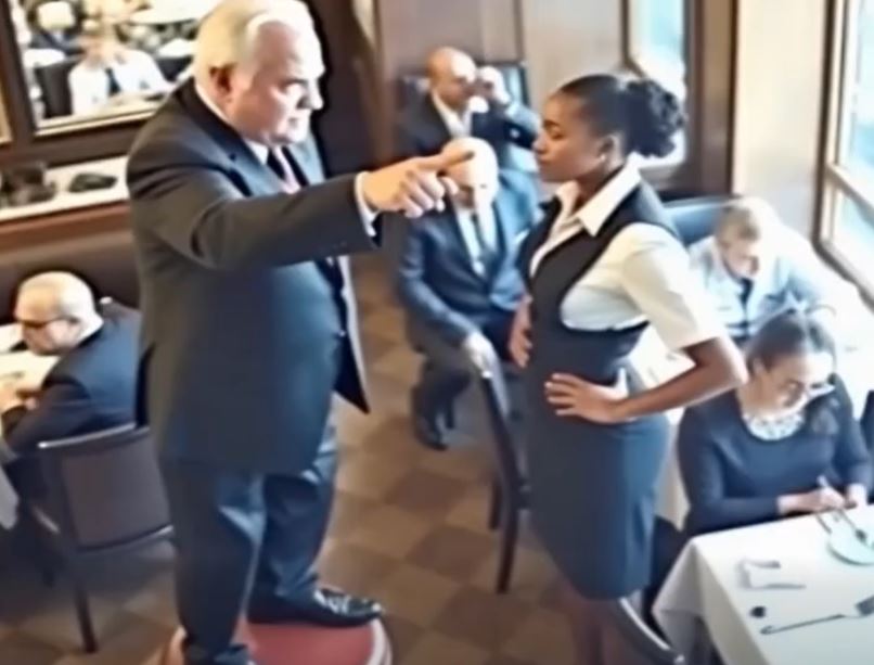A Billionaire Ordered a Waitress to Kneel Before Him—But Her Response Left Him Stunned “Get down