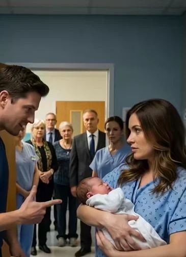 My brother called my newborn a disgrace. he didn’t realize who was standing behind him, hearing every word. when he turned around, his smile vanished