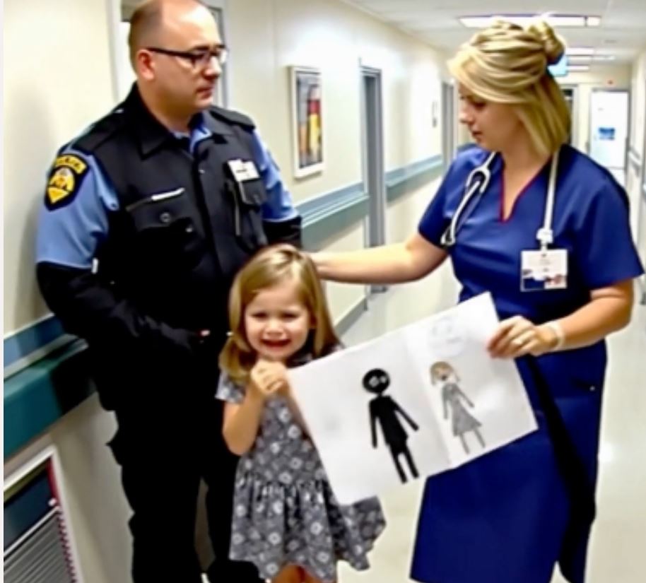 My 6-year-old daughter told her teacher “it hurts to sit” and drew a picture that