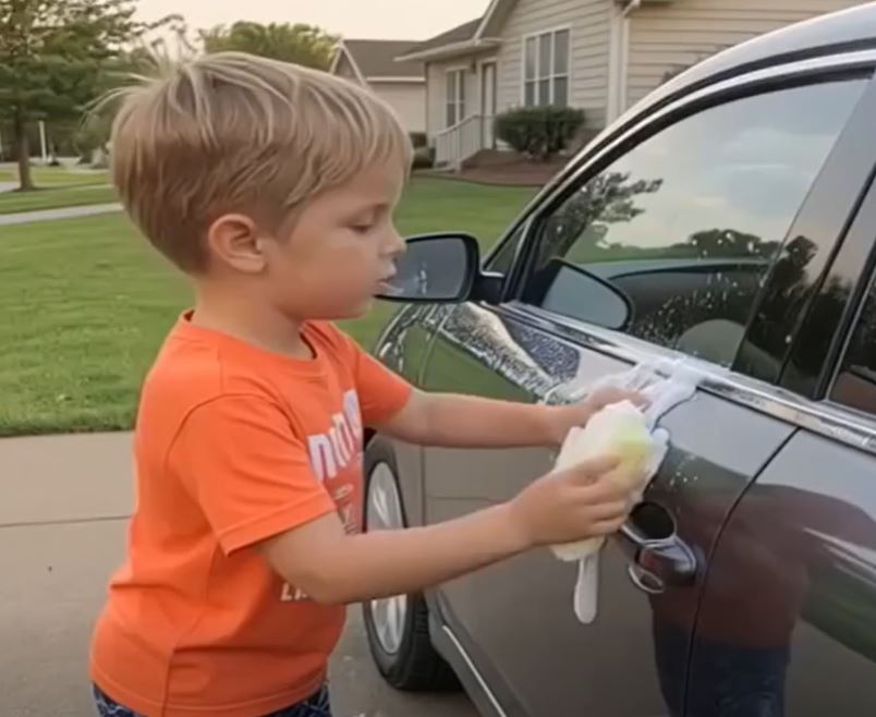 While Cleaning the Car, My 5-Year-Old Asked, Mom, Why Dont We Use Daddys Secret Car?