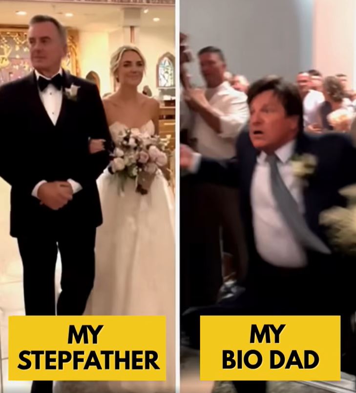 My Biological Dad Crashed My Wedding As My Stepdad Walked Me Down The Aisle—What Happened Next Stunned Everyone