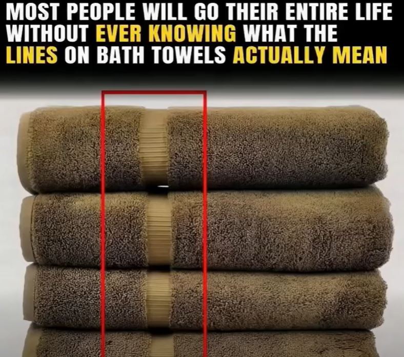 You’ve Been Using Bath Towels Wrong, Here’s What Those Hidden Lines Actually Mean