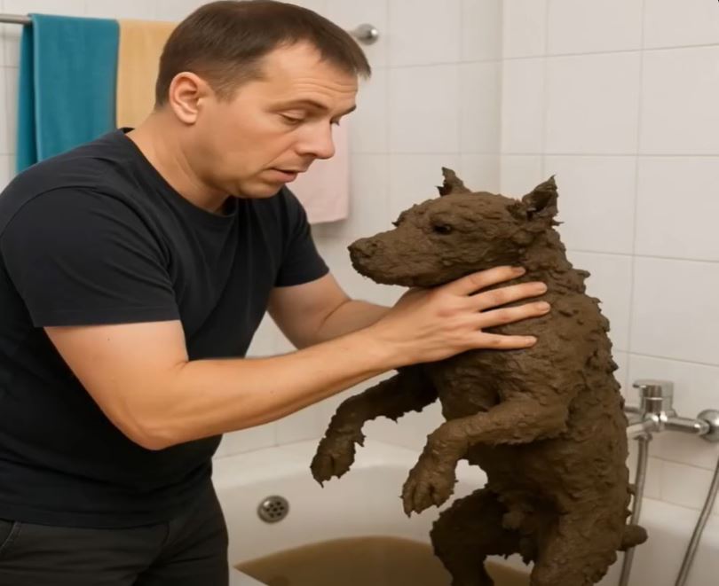 I Rescued What I Thought Was a Dirty Puppy — But After Washing It, I Realized It Wasn’t a Dog at All.