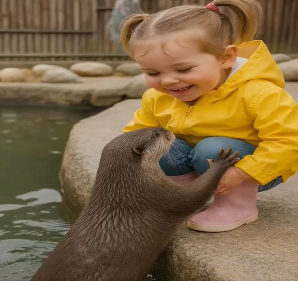 At the Zoo, a Little Girl Played with an Otter While Everyone Laughed — Until the Zookeeper’s Face Changed and He Yelled, ‘Take Her to a Doctor. Now.’