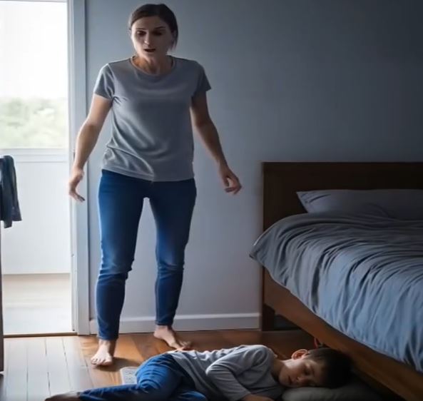 She asked me to feed her dog while she was at a resort. Instead, I found her five-year-old son locked in a room. “Mom said you wouldn’t come,” he whispered. One call later, the truth unraveled.