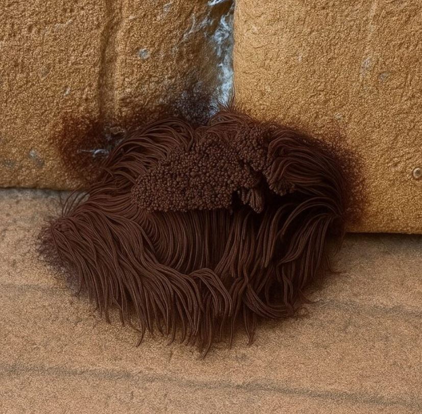 The strange, dark, and damp formation that appeared on the terrace steps. When I learned what it was and how it appeared on hot days, I was shocked and curious.