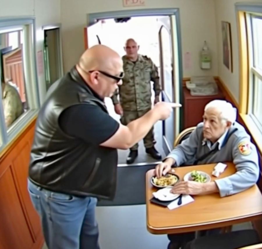 A biker slapped an 81-year-old veteran in a diner — no one could have imagined