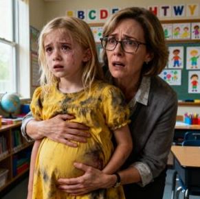 The girl whispered to her teacher, “I’m scared to go home! My stepfather always does this to me.”