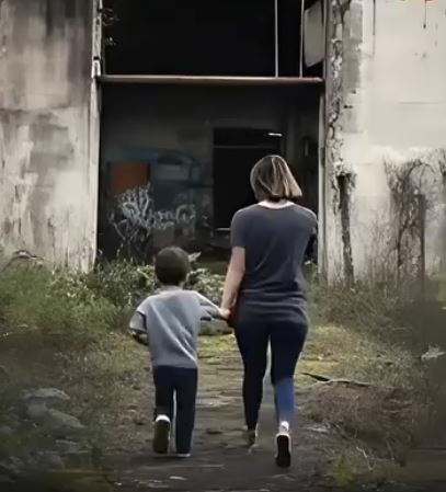 Every day my son’s babysitter would discreetly take him to a crumbling building…