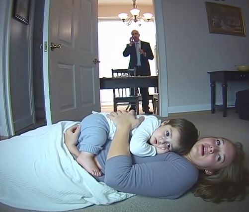 My husband made dinner, and soon after my son and i collapsed. as i pretended