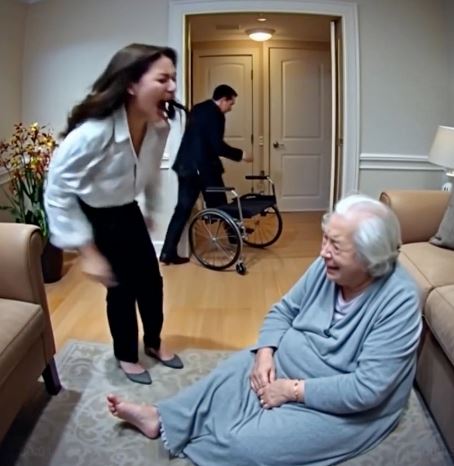 Young Millionaire Suddenly Came Home And Found His Wife Beating His Disabled Mother…he Screamed And