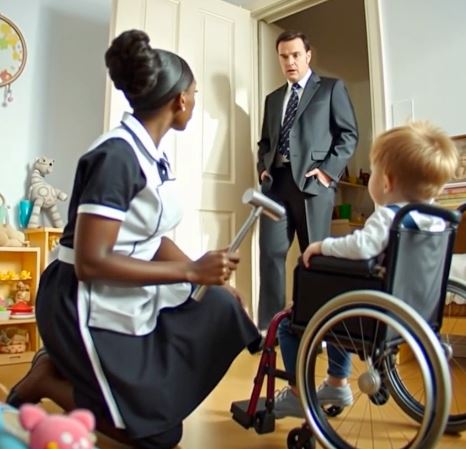 A millionaire came home without announcing… and froze when he saw the housemaid doing this… Daniel