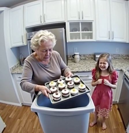 My 8-year-old spent five hours baking cupcakes for our family dinner. My mother tossed them