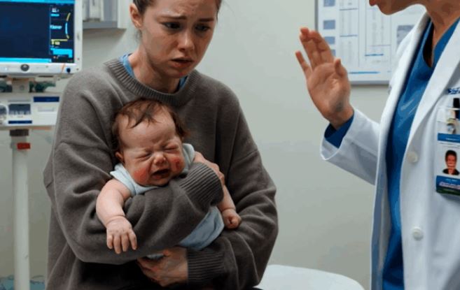 I Handed My 3-Month-Old Daughter to Her Grandmother for Ten Minutes — When I Came Back, My Baby’s Face Was Covered in Marks