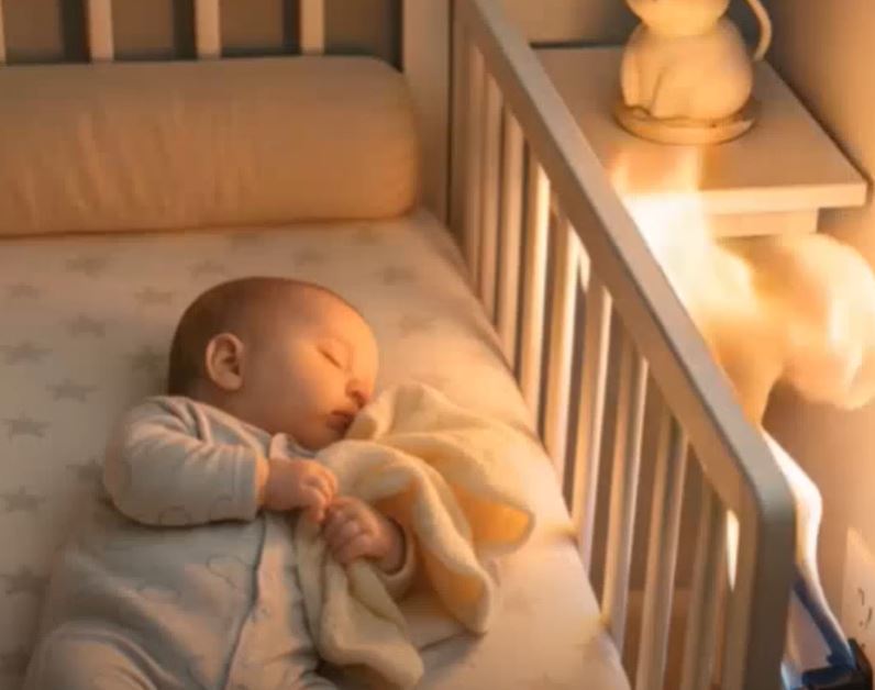 This morning I smelled a strange burning smell coming from the baby’s room. After watching the security camera footage, I realized that the electrical outlet near the baby’s bed had caught fire, and what happened next saved my baby…