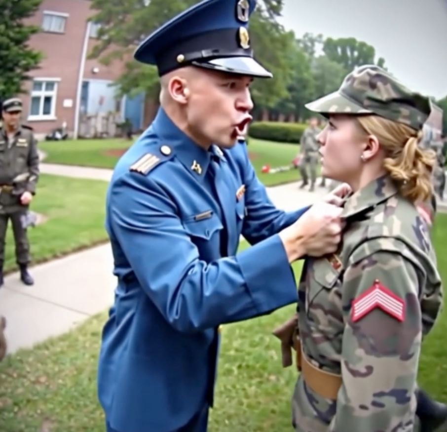 Get out of here, woman! There’s no room for the likes of you in my