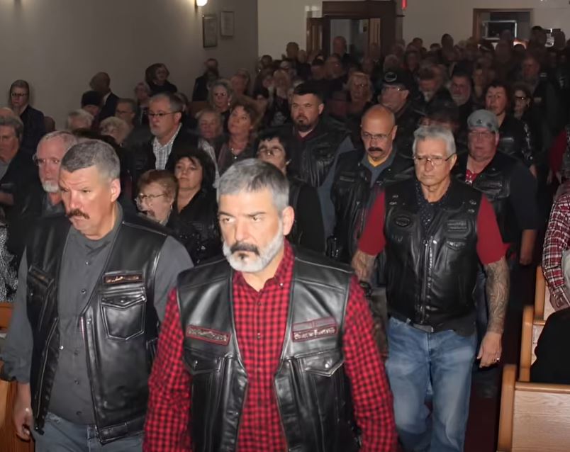 The Church Doors Burst Open — 42 Bikers Walked In, and What They Said to the Groom Left the Bride’s Mother Frozen