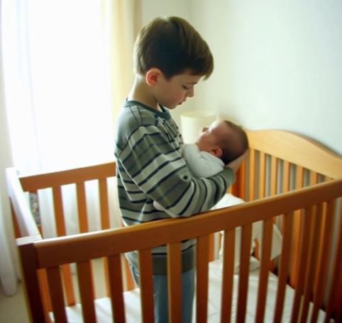 Young parents noticed that their eldest son entered his younger brother’s room every morning at