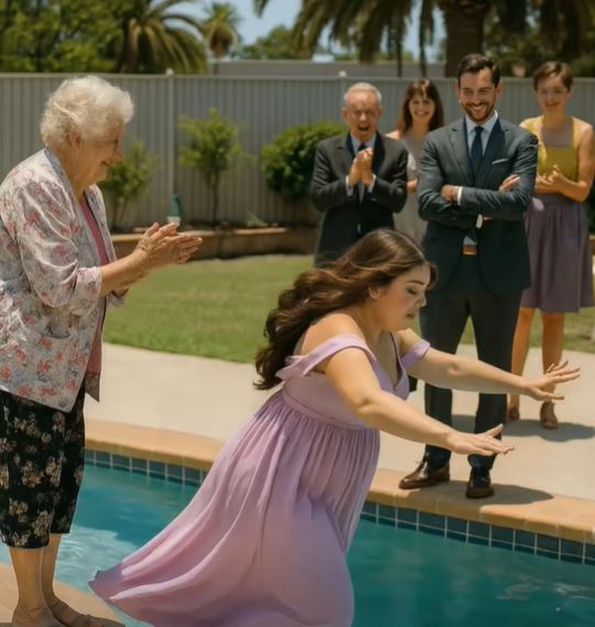 She didn’t scream. She didn’t collapse.