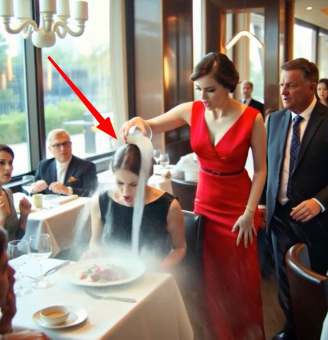 Dining quietly, I froze when my ex-husband and his new wife walked in. She smirked