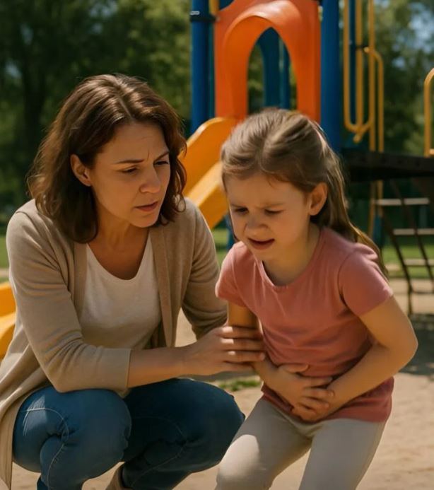 A 5-year-old girl was complaining of severe abdominal pain, and when her mother took her to the hospital and examined her, the doctor suddenly said, «Ma’am, I’m calling the police right now.»