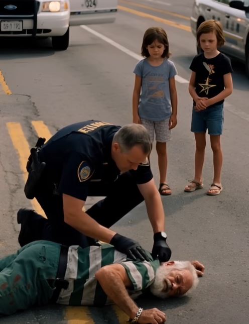 A Cop Forced My 72-Year-Old Husband Onto Scorching Asphalt—One Whisper Broke the Officer, Who Had No Idea Who I Was