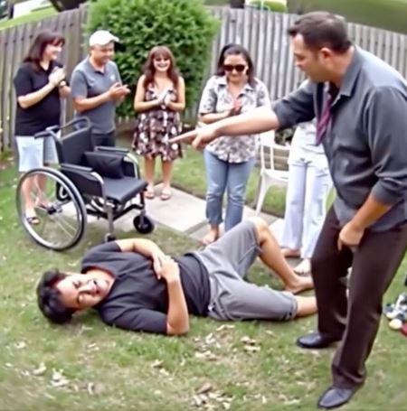 My brother pushed me out of my wheelchair at our family reunion. ‘Stop faking for