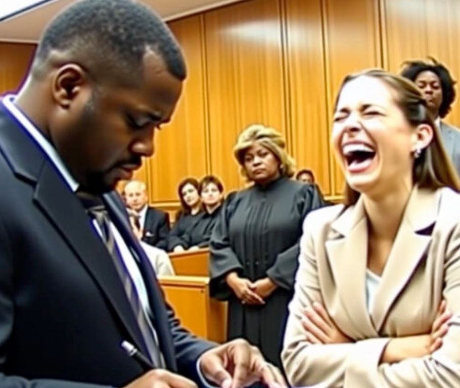 While signing the divorce, she called him “black trash”… but the judge read something that