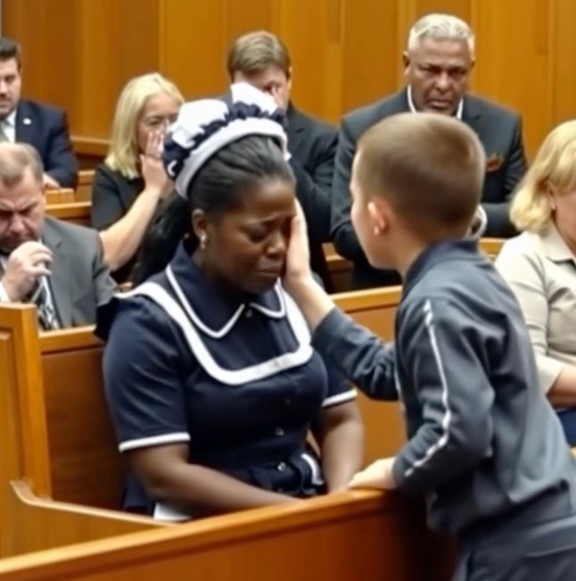 A humble maid who had spent years serving a powerful millionaire family was suddenly accused